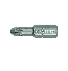 Бита INDUSTRIE PZ (Pozidrive) проточенный хвостовик, , 196 руб., 270572000, WITTE, Биты INDUSTRIE