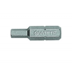 Бита INDUSTRIE SW внутренний шестигранник, , 166 руб., 270852000, WITTE, Биты INDUSTRIE