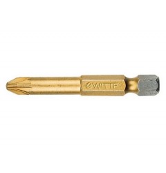 Бита TIN PZ (Pozidrive), , 706 руб., 275412000, WITTE, Биты TIN